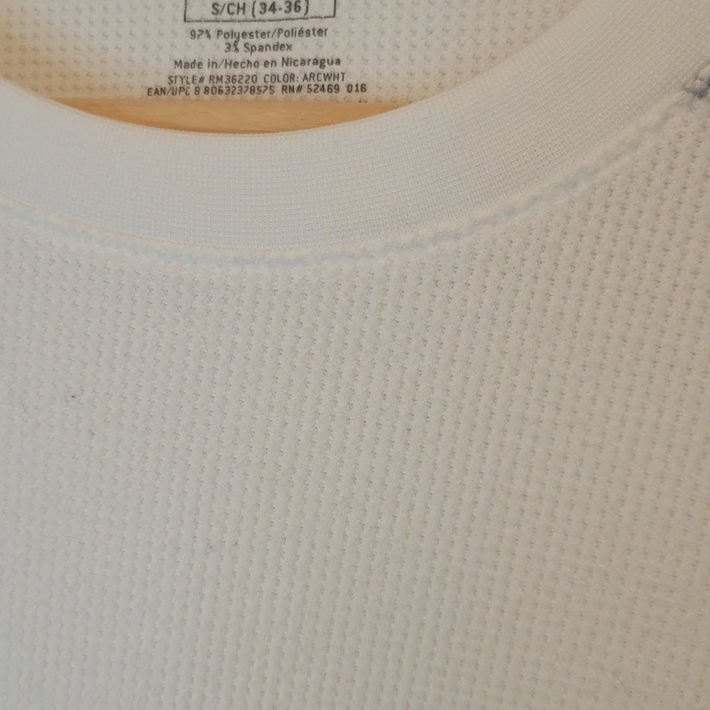 Starter Men's White and Grey Thermal Size Small (34-36) - Picture 4 of 4